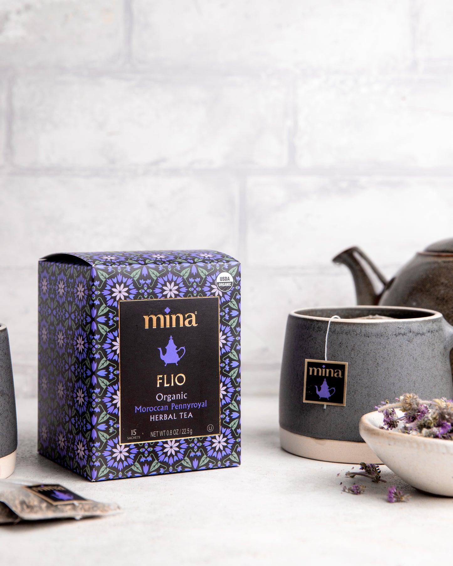 Flio, Organic Moroccan Pennyroyal Herbal Tea