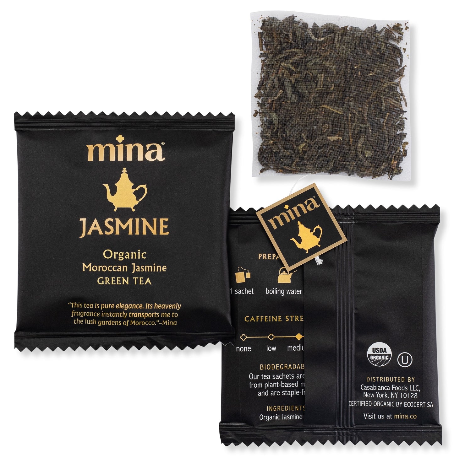 Jasmine, Organic Moroccan Jasmine Green Tea