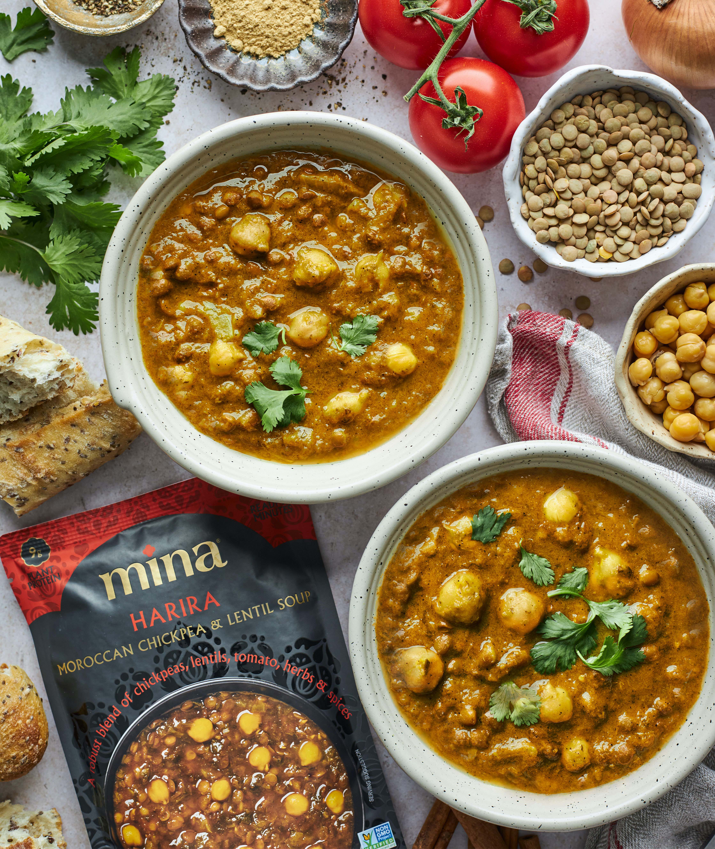 Harira, Moroccan Chickpea & Lentil Soup, 6 Pack