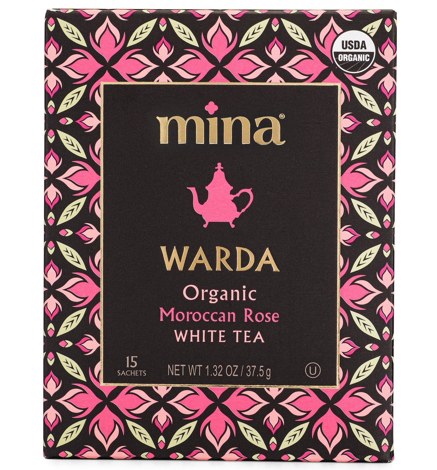 Warda, Organic Moroccan Rose White Tea