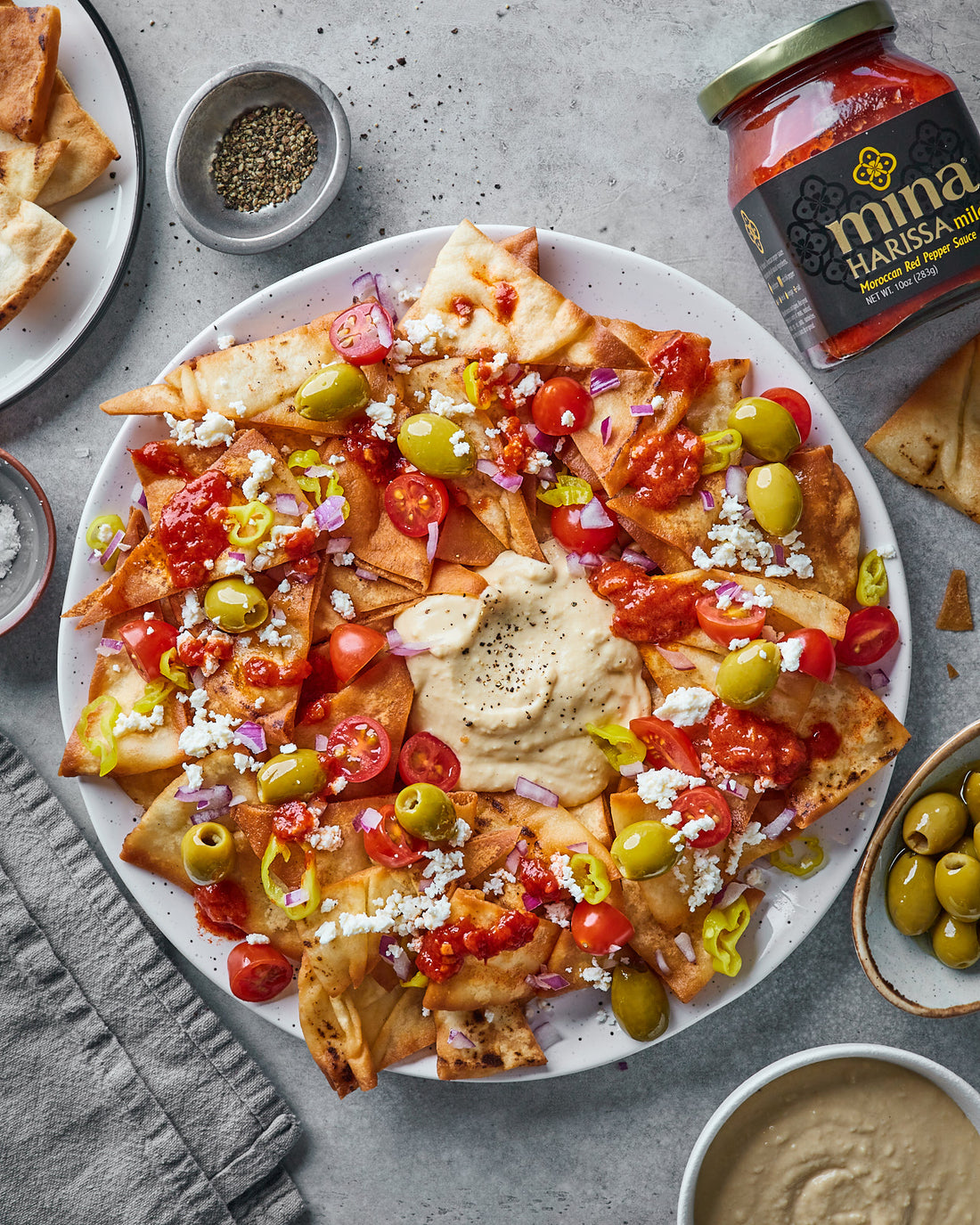 Mediterranean Nachos