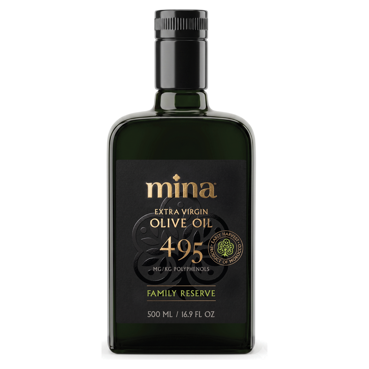 Mina Family Reserve early harvest extra virgin olive oil, 500ml bottle
