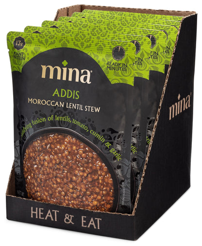 Addis, Moroccan Lentils, 6 Pack