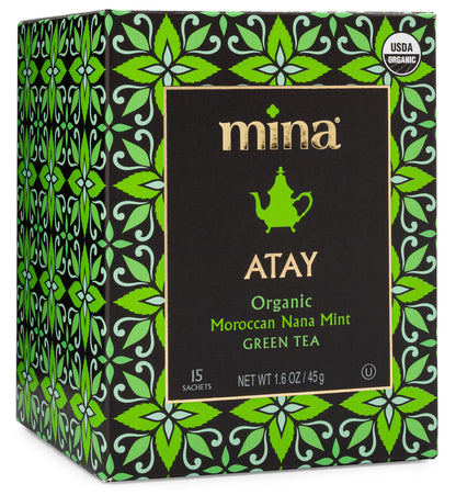 Atay, Organic Moroccan Nana Mint Green Tea