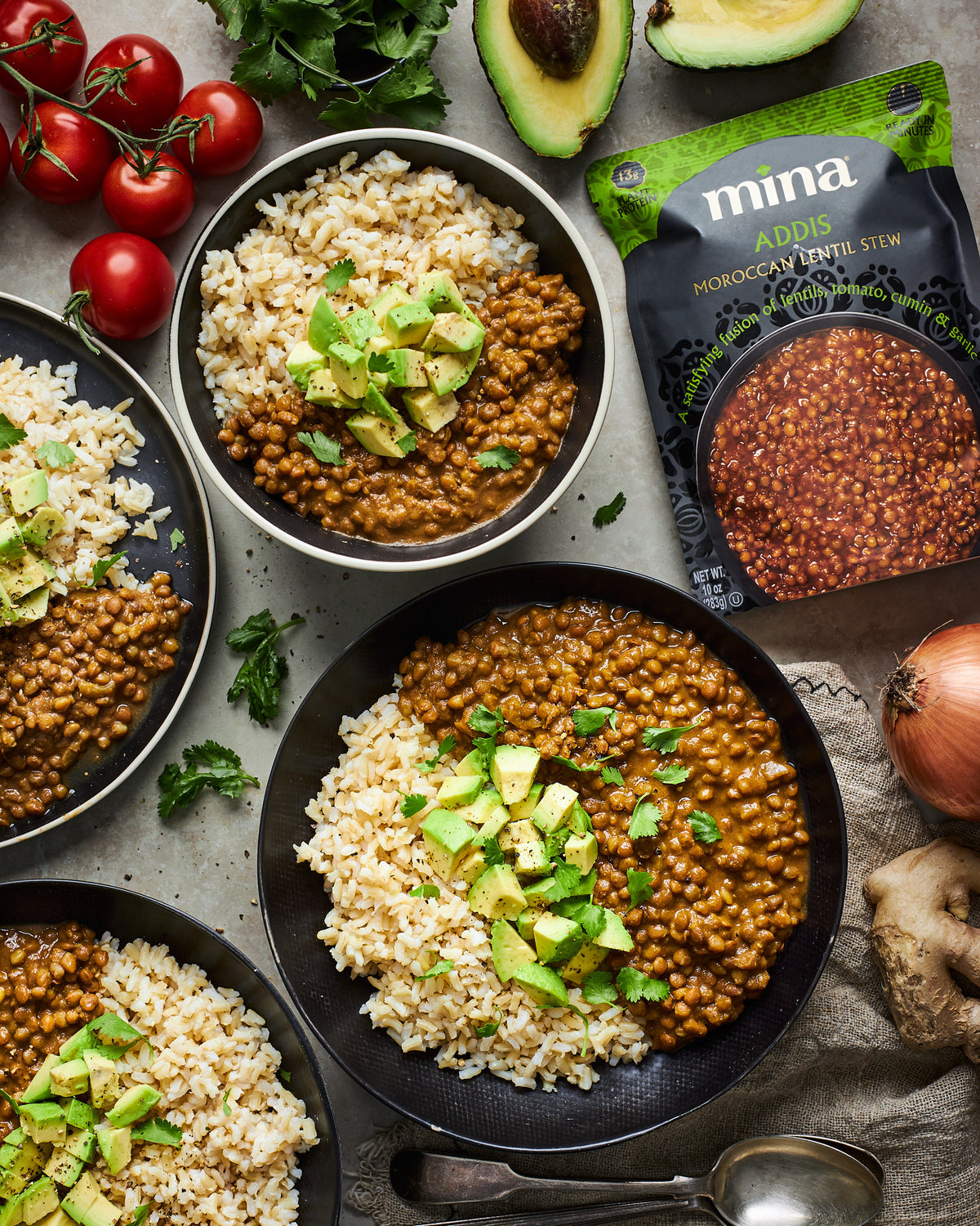 Mina® Addis, Moroccan Lentils, 6 Pack