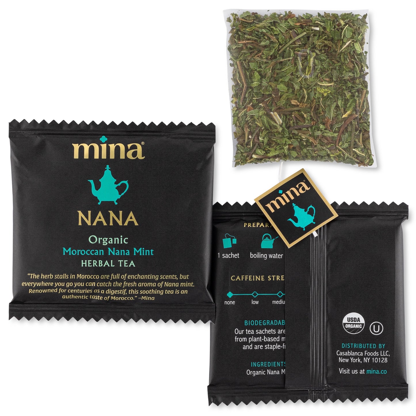 Nana, Organic Moroccan Nana Mint Herbal Tea