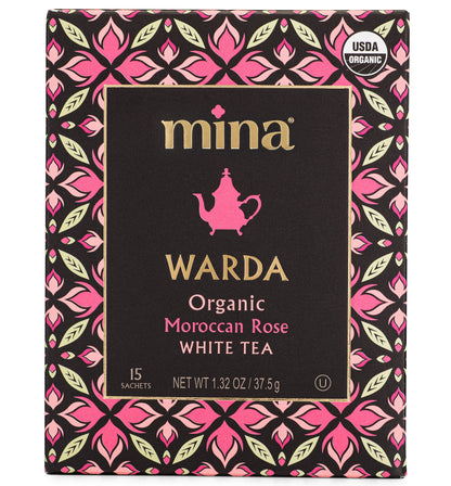 Warda, Organic Moroccan Rose White Tea