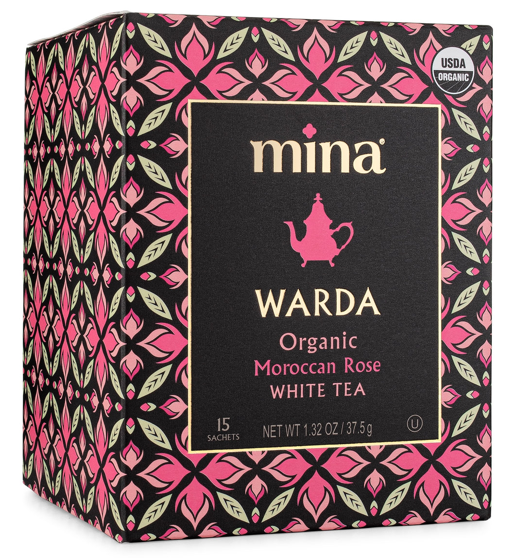 Warda, Organic Moroccan Rose White Tea