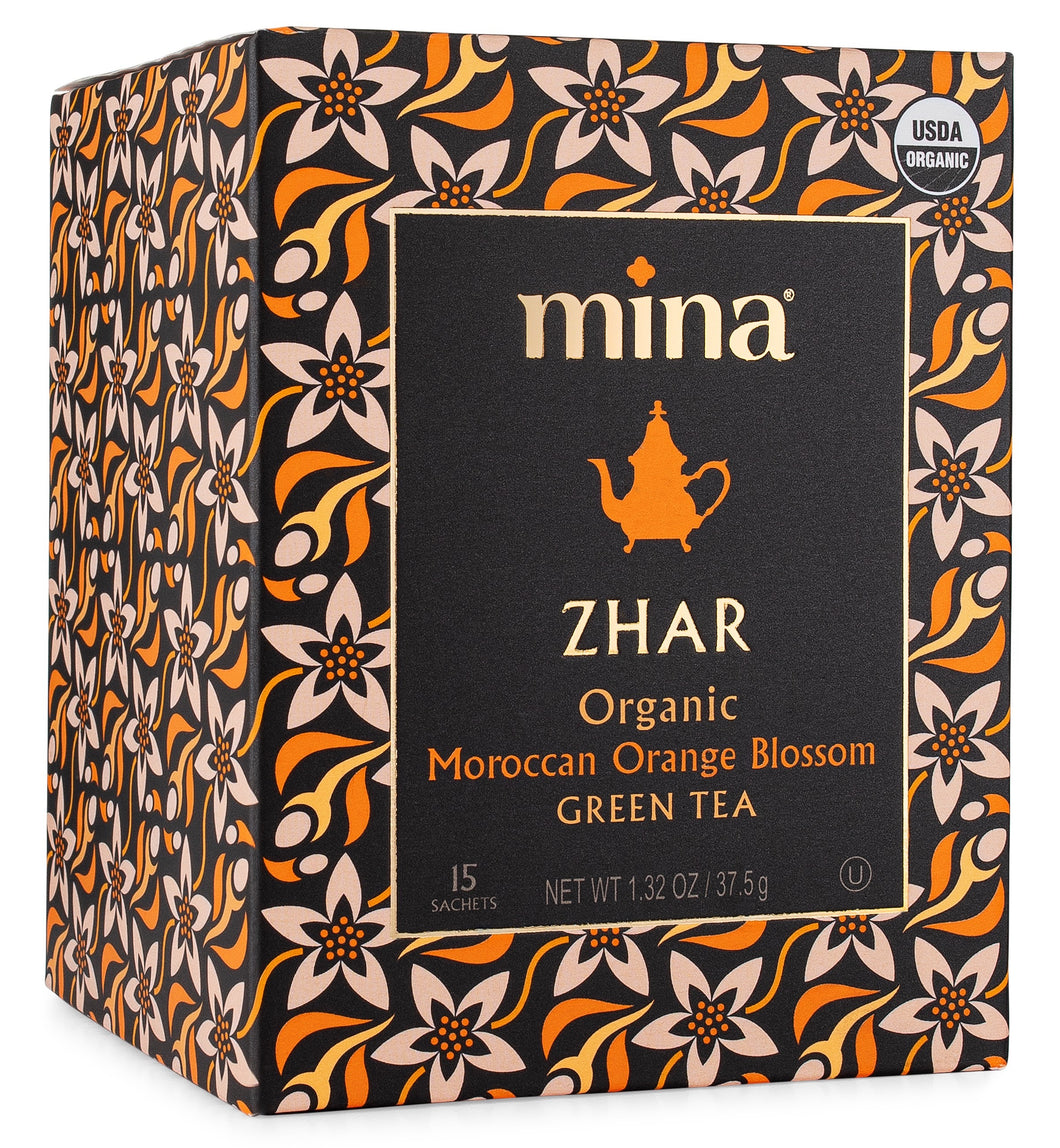 Zhar, Organic Moroccan Orange Blossom Green Tea